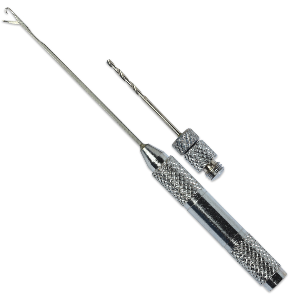 Fúró és fűzőtű SS Baitting Hook drill  (2 v 1)