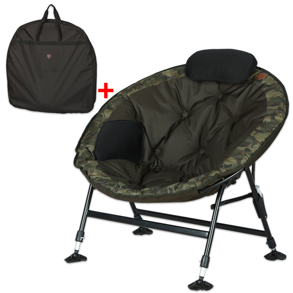 Giants fishing Sedačka Moon Chair Deluxe + přepravní taška