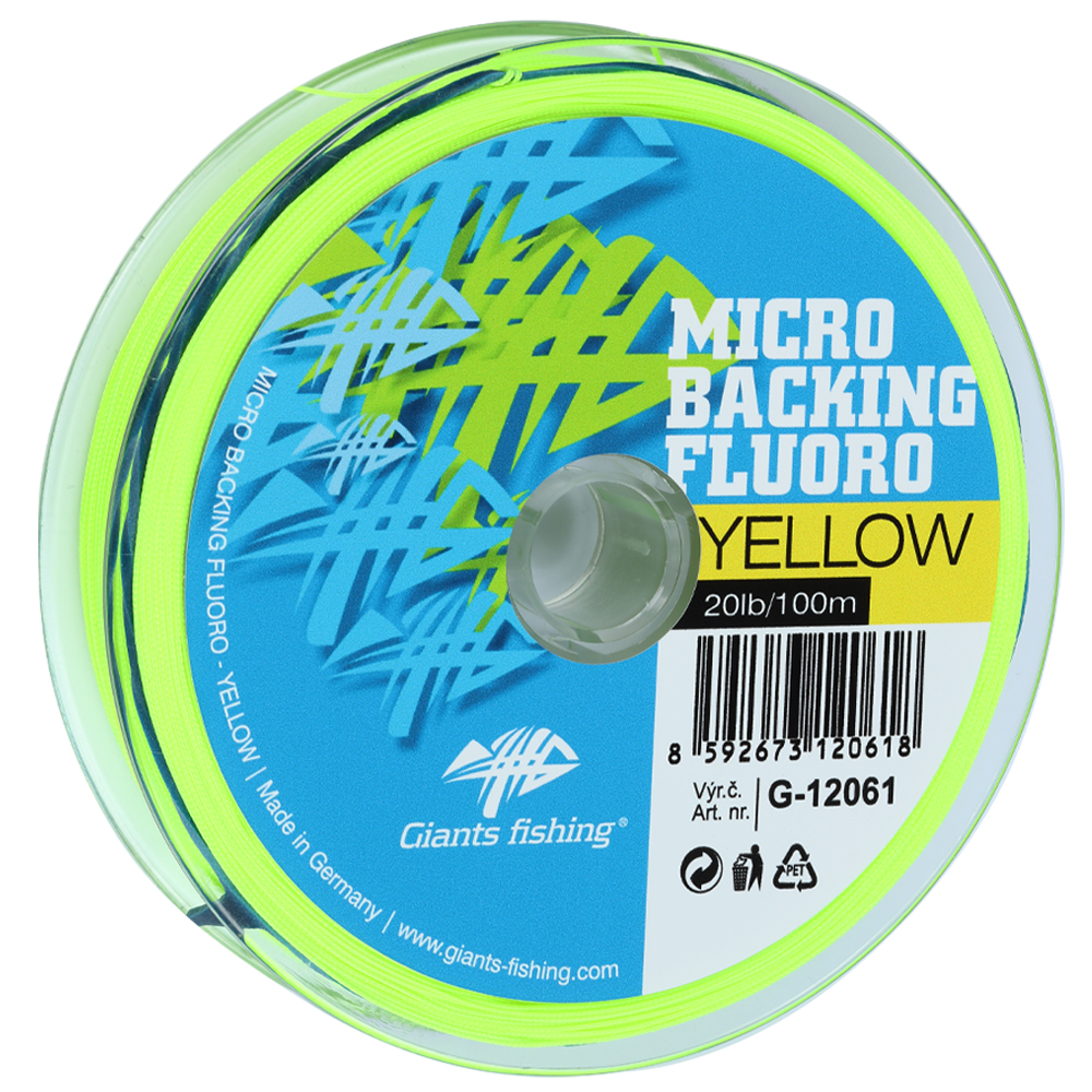 Micro Backing Fluoro-Yellow 20lb/100m